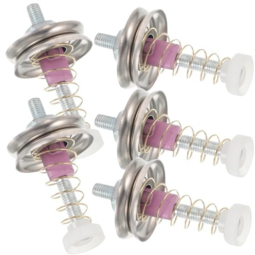 WRITWAA 5 Pezzi Tenditore per Filo per Macchine da Tessitura e Maglieria Molla in Acciaio Inossidabile e Occhiello Ceramico, Controllo Preciso del Filo e Facile Installazione per Progetti