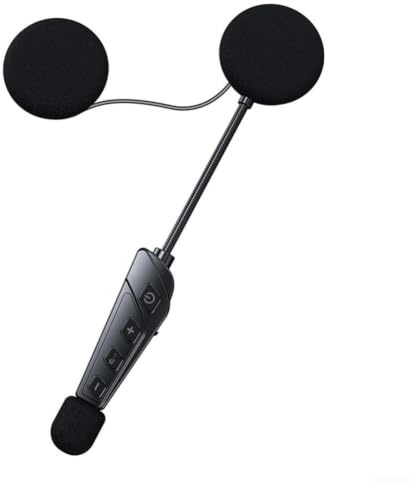Sistema de intercomunicación para motocicleta, auriculares con cancelación de ruido, comunicación de 400 m, para ciclistas, diseño compacto