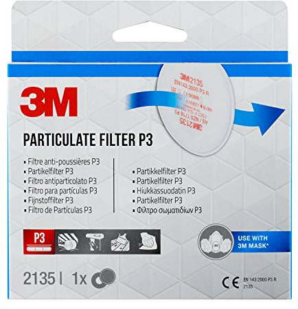 3M Particulate Filter 2135, P3 for 6000 and 6500 series, 1PR/PK