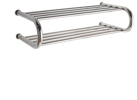 WPHH Calentador De Toallas De Acero Inoxidable 304, Toallero De Secado Automático Inteligente A Temperatura Constante, Estante De Baño con Calefacción Eléctrica Montado En La Pared,Plug in