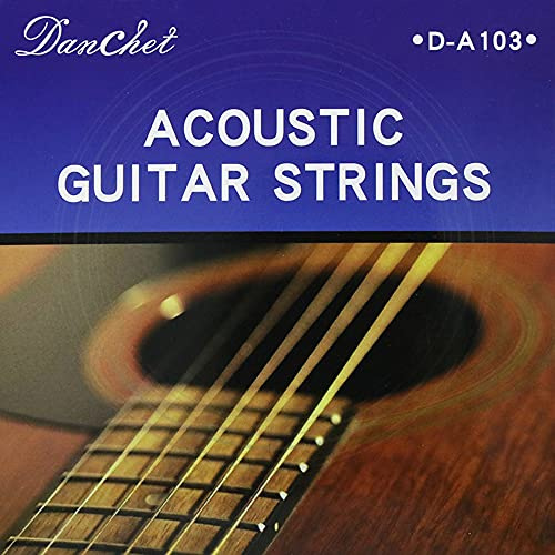 Danchet A103 Saiten für Akustikgitarre, Bronze, mittelleicht, 1 Set