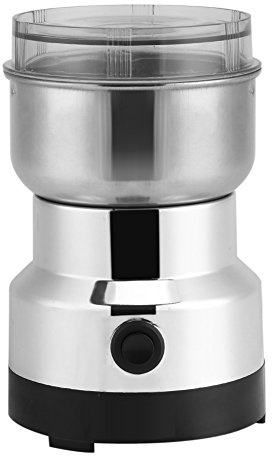 Kaffeemühle Elektrisch, Kaffeebohnen aus Edelstahl Getreide Mühle Kaffeemühle und Gewürzmühle mit Edelstahlmesser Kräuter Mühle für Pesto Gewürze Nüsse Zucker