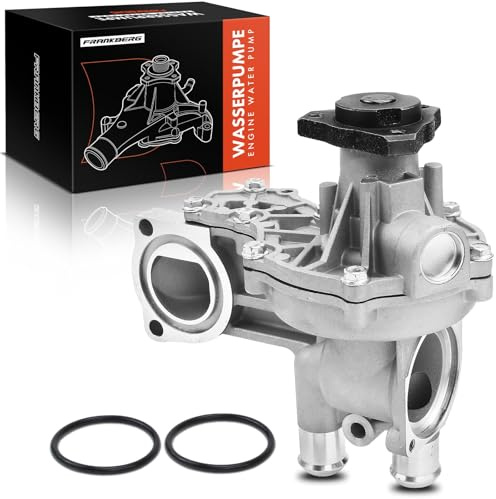 Frankberg Wasserpumpe mit Dichtring 026121010A | Kompatibel mit P.a.s.s.a.t Variant 35I 3A5, P.a.s.s.a.t 32B, 80 Avant 8C5, Toledo I 1L2, A.l.h.a.m.b.r.a 7V8 7V9