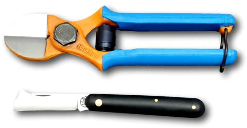 KIT GIARDINAGGIO FORBICE DOPPIO TAGLIO FORGIATA 133/20 - COLT. INNESTO 202 SU.SI. PROFESSIONALE