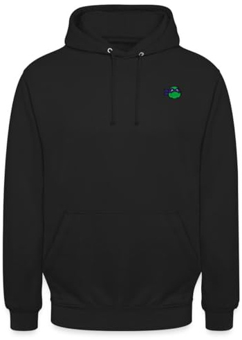 Spreadshirt TMNT Donatello Stick Unisex Hoodie, L, Schwarz