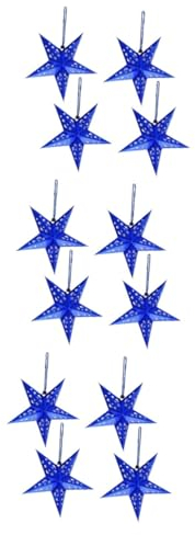 Housoutil 3 Sets Weihnachtsdekoration Pentagramm-thema Stereo Hängeleuchte Weihnachtsschmuck Festliche Wohnkultur