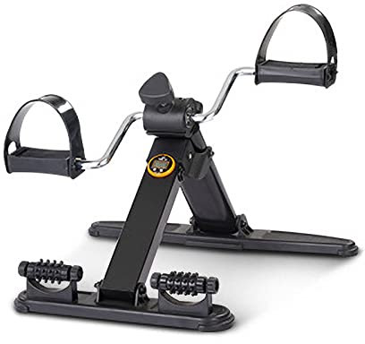 SBCGFY Zusammenklappbarer Pedaltrainer, Mini-Heimtrainer für Arme und Beine, Fitnessgerät für den Innenbereich zum Muskelaufbau, hilft bei der Verbesserung der Durchblutung