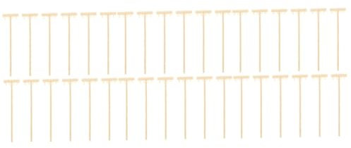 Veemoon 36pcs Mini Zen Garden Rakes Bamboo Tabletop Rake Tray Zen Garden Tools Sandbox Accessories