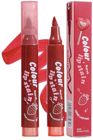 Yuemeuy Pennarello Labbra Tinta - Color Labbra Impermeabile,Trucco ad Alta Pigmentazione Per Effetto Naturale