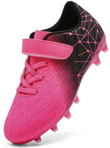 DimaiGlobal Kids Football Boots Boys Girls Astro Turf Trainers Teenager Outdoor Training Firm Ground Soccer Shoes