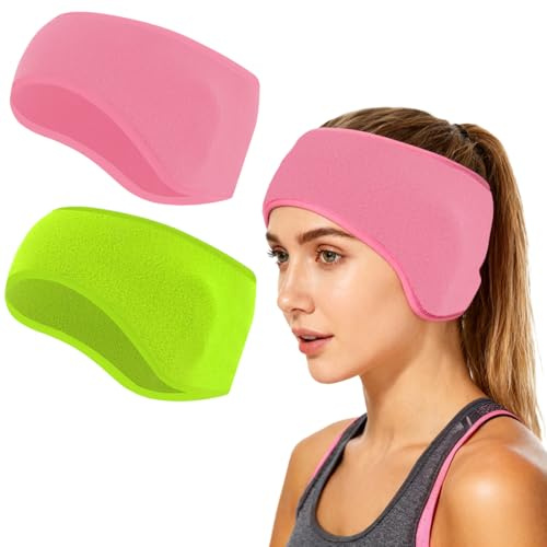 2 Pièces Cache Oreille Femme Bandeau, Bandeau Sport Femme, Cache Oreilles Pour L'Hiver, Elastique Pour Adulte Hommes, Convient Pour Un Usage Quotidien, La Course À Pied