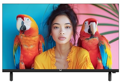 Majestic FL324TK V1 - Televisore SMART LED HD READY 24 doppia alimentazione (12/24V e 220V), Sistema operativo VIDAA, Wi-Fi, DVB-T/T2 e DVB-S/S2, Telecomando, 2 USB, 3 HDMI