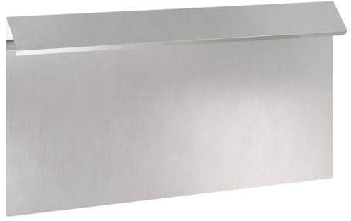 HFXHIJXQ Valla de caracol plateada de 50 x 3,5 x 25 cm, acero inoxidable, resistente barrera de caracol para parterres y jardín, eficaz protección de plantas y borde de parterres para exteriores