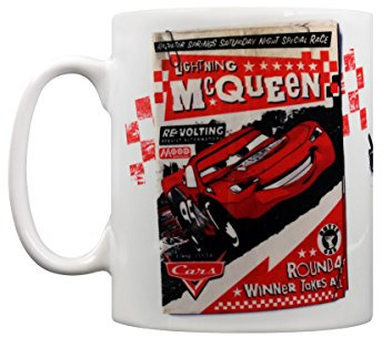 Disney MG24069 Pixar Cars, Poster Ceramic Mug, Multi-Colour, 11 oz/315 ml