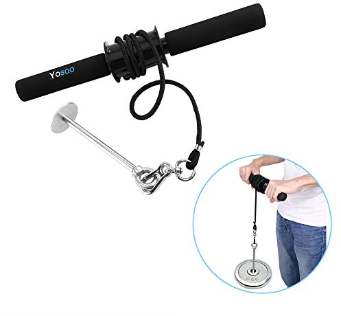 Unterarm-Handgelenk-Roller, schweres Fitnessstudio, Handgelenk-Lockenwickler, Lockenwickler, Arm-Handgelenkstärker, Trainer, Grifftraining für Fitnessstudio und Zuhause