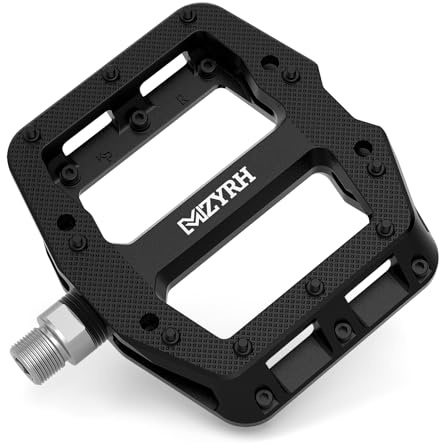 MZYRH Mountain Bike Pedal 9/16 3 Sealed Bearings Lightweight Non-Slip Nylon Fiber Bicycle Platform Pedals for Road BMX MTB
