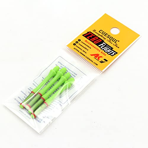 CUESOUL TERO AK7 Dart Shafts Télescope à Ressort intégré pour flèches Pointues en Acier et flèches Pointues Souples, Lot de 4 pièces(CS-AK7+6XE40)