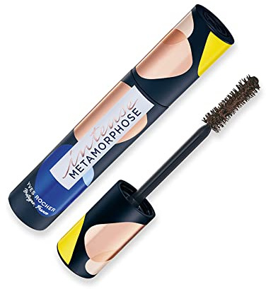 Yves Rocher COULEURS NATURE Mascara Intense Metamorphose Brun, die Wimperntusche für volle Wimpern und schöne Augen, 1 x 7.8 ml Flacon