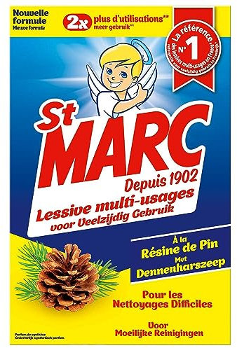 St Marc Lessive Multi-usages à la résine de Pin - Paquet de 1,4 Kg