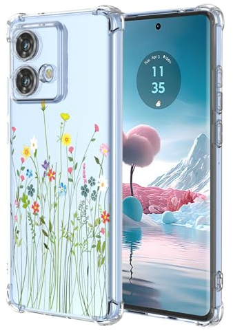 WBWONE Estampados Pintados Funda para Motorla Moto Edge 40 Neo, Carcasa Protectora Antigolpes Suave TPU Silicona Caso Anti-Choques Resistente a los Arañazos Case (A97)