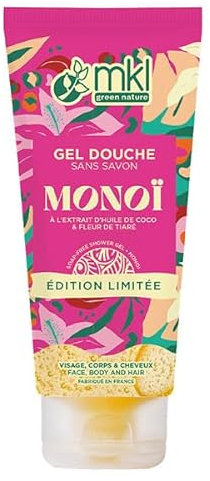 MKL Green Nature Gel Douche sans Savon Monoï 100 ml