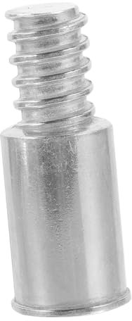 minkissy Aluminum Alloy Threaded Tip Broom Pole Handle Replacement Brush Attachments Extension Pole Accessories Threaded End Broom Handle Parts Suitable for Rods American Thread Design