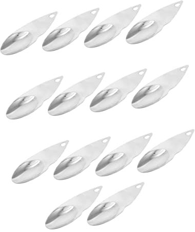 LABRIMP 14stücke Teiliges Kiwischneider Edelstahl Praktische Kiwi-löffel Fruchtwerkzeuge Für Zuhause Restaurants Obstläden Effizientes Auslöffeln Und Schälen Von Kiwis Früchten