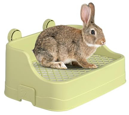 Kleintiertoilette – Kompakte Haustiertoilette, große Kapazität Kleintierbox | geruchsresistente Katzen- und Kleintiertoilette, langlebige und praktische Haustierkotlösung für Hamster, Kaninchen