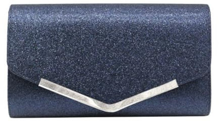 ZwaitL Clutches für Damen, Geldbörse, Abendtasche, elegante Party, Bankett, Clutch, Damen-Handtasche, Cocktail-Umhängetasche, dunkelblau