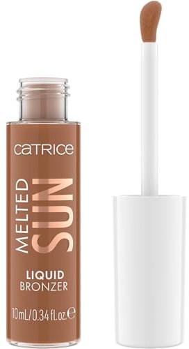 Catrice Cosmetics Bronceador líquido Melted Sun, de larga duración, definir, de gran pigmentación, natural, mate, 10 ml