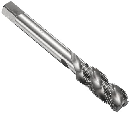 QUARKZMAN Tarauds À Filet Hélicoïdal M12 x 1 H2 Métrique Taraud Machine | Acier Rapide (HSS) M2, Outil De Réparation De Taraudage Non Revêtu
