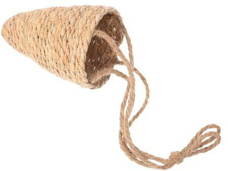 ibasenice Cesto Appeso Per Piante in Rattan Intrecciato Vaso Da Fiori Da Appendere Alla Parete Cesto Da Appendere Per Balcone e Giardino Da Parete Per Piante Verdi e Artificiali