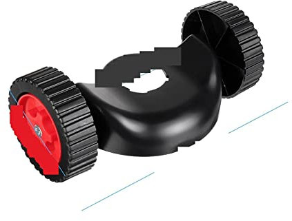 Cortasetos, Cortacésped eléctrico Cortacésped inalámbrico Cortasetos 2X Baterías Herramienta de jardín de mano ajustable(Wheel)