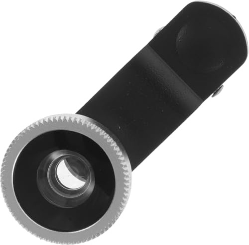 SEWACC Objectif de Caméra de Smartphone Multifonction Fisheye Macro Grand Angle, Alliage D'aluminium, Argenté, Clip Portable Compatible Téléphones Mobiles, Photo Extérieure
