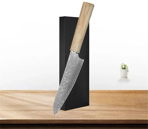 Ensemble de couteaux de cuisine à haute teneur en carbone, couteaux de chef japonais forgés, couteau à désosser en acier de Damas, couperet à viande tranchant, éplucheur de fruits(1PC-A)