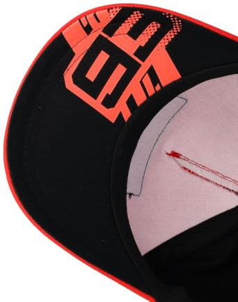 GP GRUPPO PRITELLI Casquette Enfant Marc Márquez 93 Visière Courbe Rouge/Noir – Officielle MotoGP