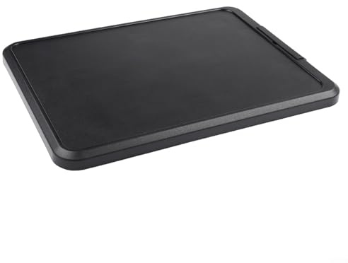 Rullbräda med hjul för köksmaskiner och kaffemaskiner, halkfri skjutplatta av ABS och PC, reptålig upp till 22 kg, enkel åtkomst för tunga enheter på bänkskivor, svart 40 x 30 x 2 cm