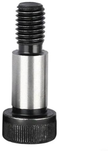 Hög hållfasthet kvalitet 12,9 legerat stål 5 mm hex socket axel skruv med svart finish för slitstark användning (5 mm x 55)