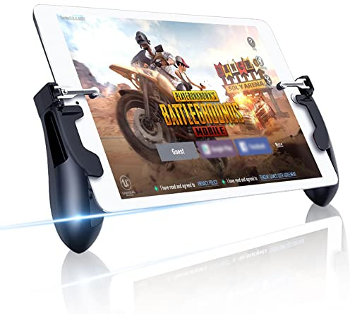 Ytuomzi Mobile Game Controller for iPad/Tablets, Sensitive Shoot Aim Gamepad Trigger for PUBG/Knives Out, Handgrip for Tablet & Smartphones
