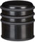 Relaxdays Fermaporta a Pavimento, Pesante, Blocca Porte e Finestre, ∅ 7 cm, 3 Anelli in Gomma, Nero