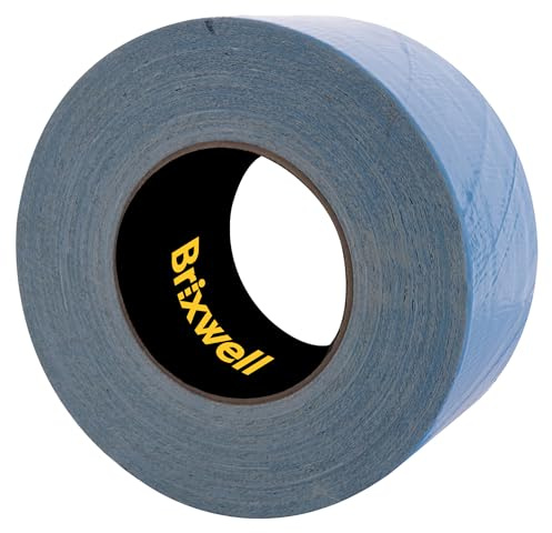 Brixwell 12 Rolls - Blue Double Coated Carpet Tape 3 Inch x 36 Yard Made in The USA