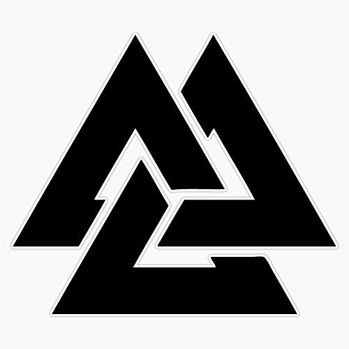 Valknut Tribal Cool Tattoo Design Vinyl Waterproof Sticker Decal Car Laptop Wall Window Bumper Sticker 5