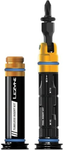 Lezyne Multitool inkl. Tubeless-Pannenkit Dual Insert Schwarz Gr. Schwarz