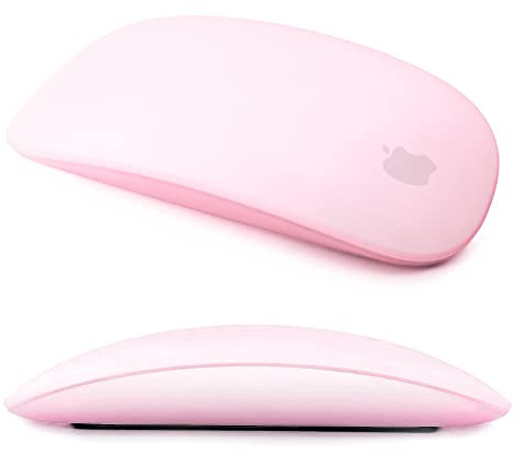 IRAINSUN Mouse Silicone Case, for Apple Magic Mouse 1&2, Drop Proof, Dust Proof, Ultra Thin Cover (Pink) | Soft ultra-thin silicone skin, dust resistant, shock absorbing, scratch resistant, easy to install