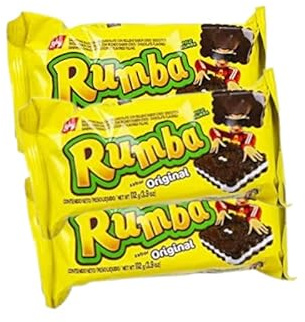 Qumir - Galletitas Argentinas Rumba de Bagley - 3 Paquetes de 112 Grs cada uno para disfrutar de un Sabor Típicamente Argentino