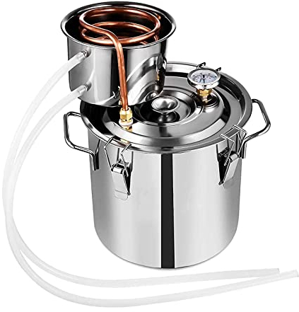 ANZAGA Pentola per Birra Fatta in casa in Acciaio Inossidabile,6 l/1.5 Gal
