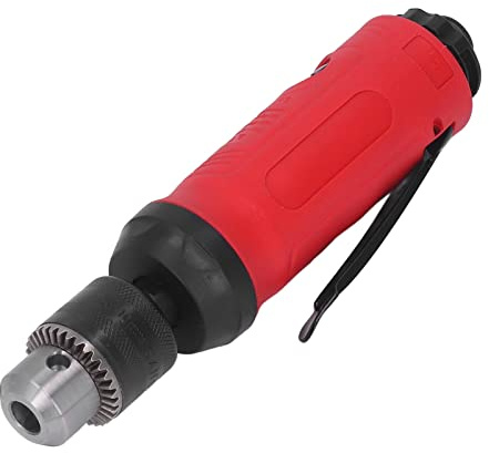 Air Drill, 20000RPM Compact Zinc Alloy Pneumatic Drill, 10mm Collet High Speed Air Power Tool for Automotive Repair Woodworking Metal Drilling
