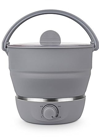 Bollitore Elettrico Pieghevole Da Viaggio Bollitore Da Tè Pieghevole In Silicone Portatile Fornello Elettrico Pieghevole Bollitore Acqua Bollente Veloce Bollire Protezione & Doppia Tensione 110-220V (