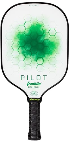 Franklin Sports Pickleball-Paddel, Polypropylenkern, USAPA-genehmigt, leicht, Grün, 10 mm Dicker Kern