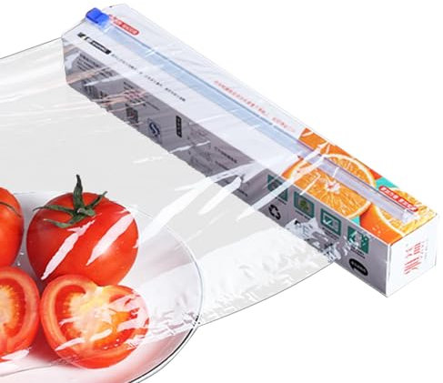 Film transparent d'emballage, film transparent avec coupe de diapositives,Emballage transparent pour aliments de cuisine | Film de service alimentaire pour micro-ondes, film